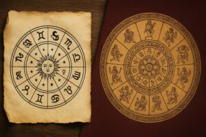 Дізнайтеся, у чому різниця між західною та ведичною астрологією, їхні методи, підходи й трактування натальних карт.