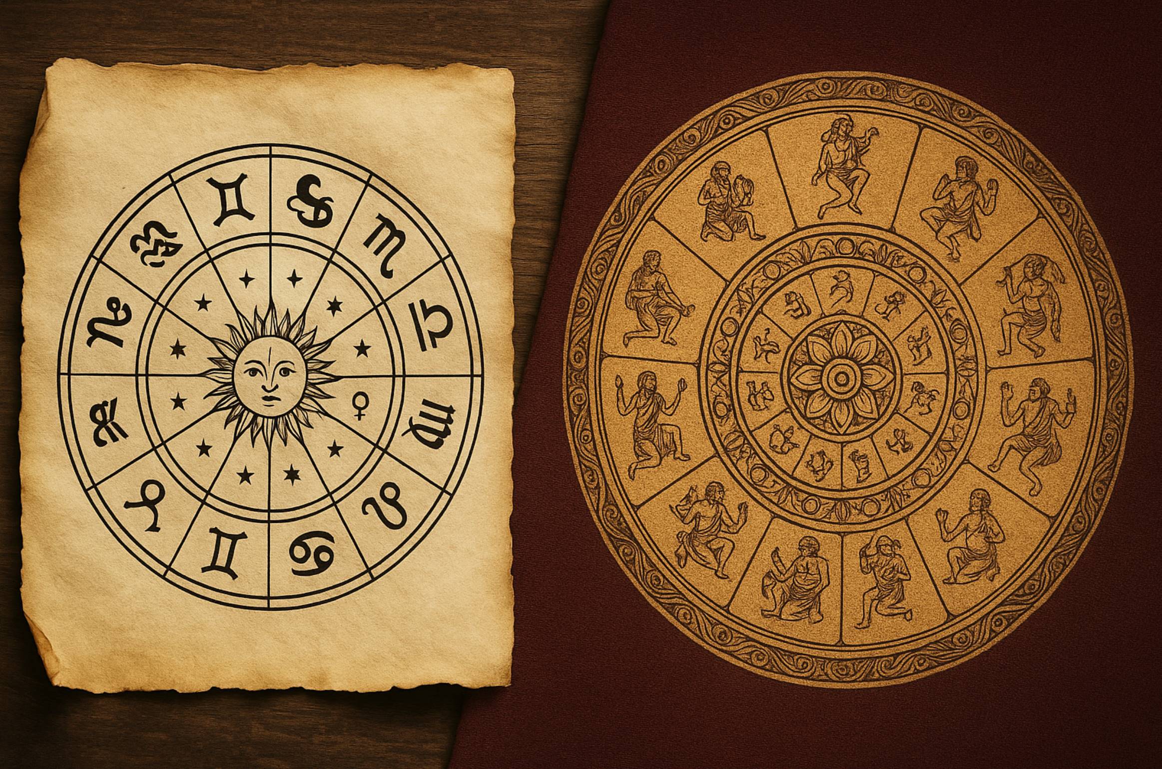 Дізнайтеся, у чому різниця між західною та ведичною астрологією, їхні методи, підходи й трактування натальних карт.