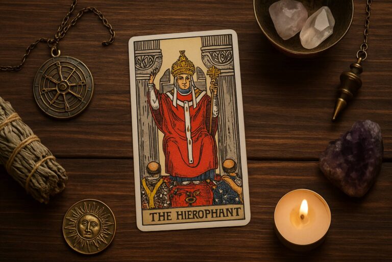 Що символізує карта “Ієрофант (Жрець, Папа)” в таро: значення та тлумачення від тарологів