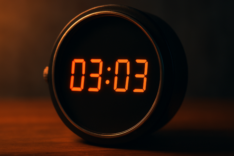 Дізнайтеся, що означають цифри 03:03 на годиннику: духовне, нумерологічне та психологічне тлумачення дзеркального часу.