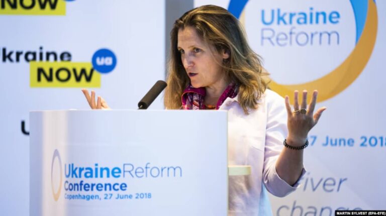 Христя Фріланд отримала посаду радниці президента України