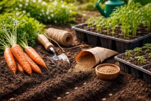 Сприятливі та несприятливі дати для посіву моркви в березні 2026. Чи варто сіяти на розсаду, як прискорити сходи та уникнути помилок.