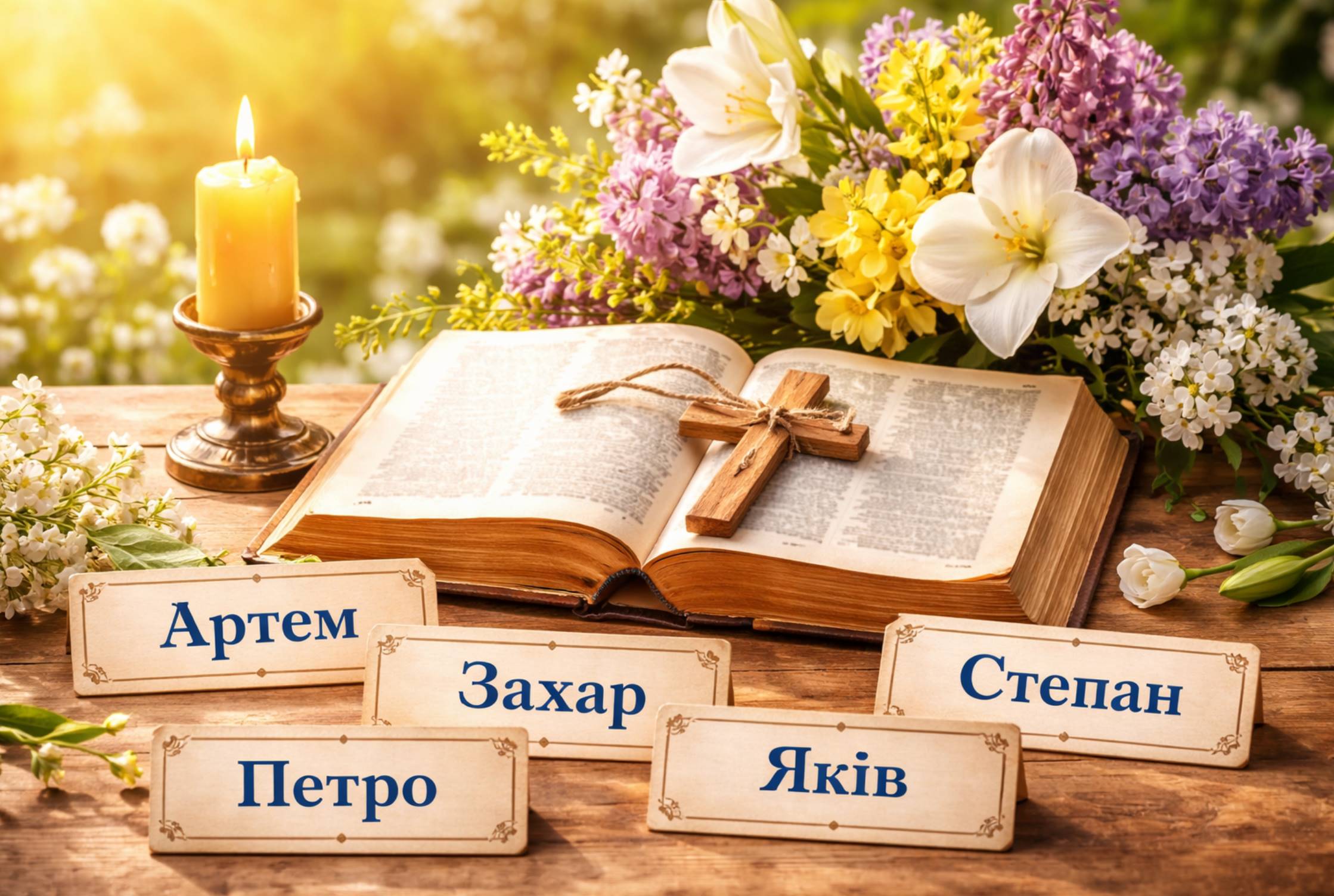 День ангела 6 квітня 2026 року: хто святкує іменини, значення імен Артем, Захар, Петро, Яків, Степан та кого варто привітати.