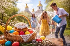 Дізнайтеся, яке свято відзначають 13 квітня 2026 року в Україні: церковне значення Світлого понеділка, традиції Обливаного понеділка, прикмети та іменини.