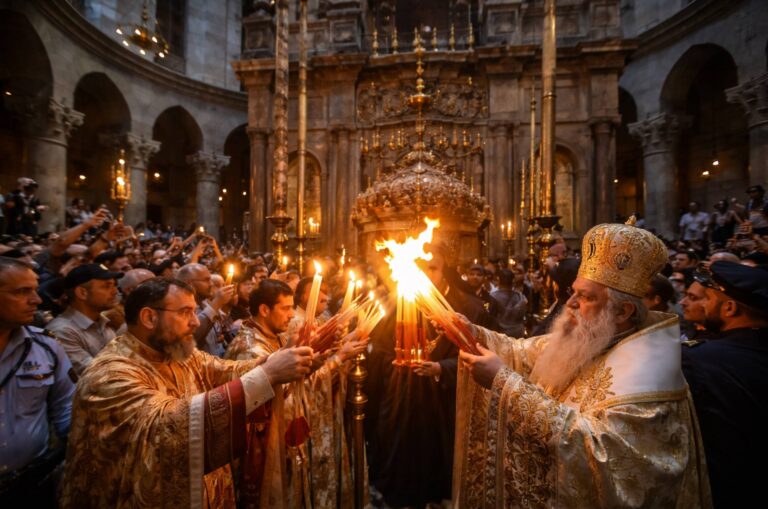 Онлайн трансляція Сходження Благодатного вогню в Єрусалимі 2026: коли і де дивитись прямий ефір