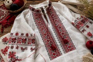 Дізнайтесь, які орнаменти прикрашали українські вишиванки, що означали геометричні, рослинні й тваринні символи та кольори.