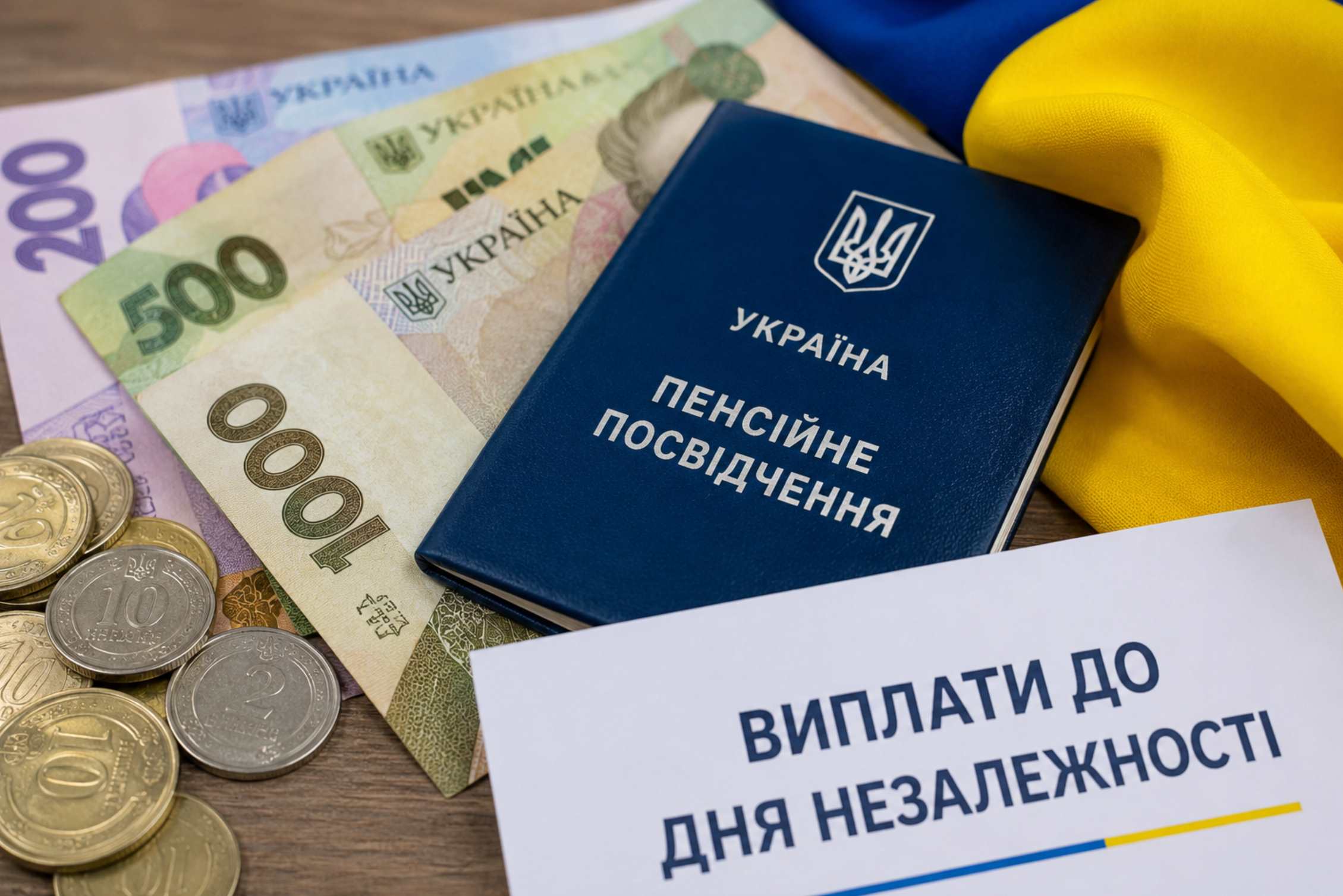 У 2026 році частині українців виплату до Дня Незалежності нарахують автоматично, іншим потрібно подати заяву до Пенсійного фонду України.