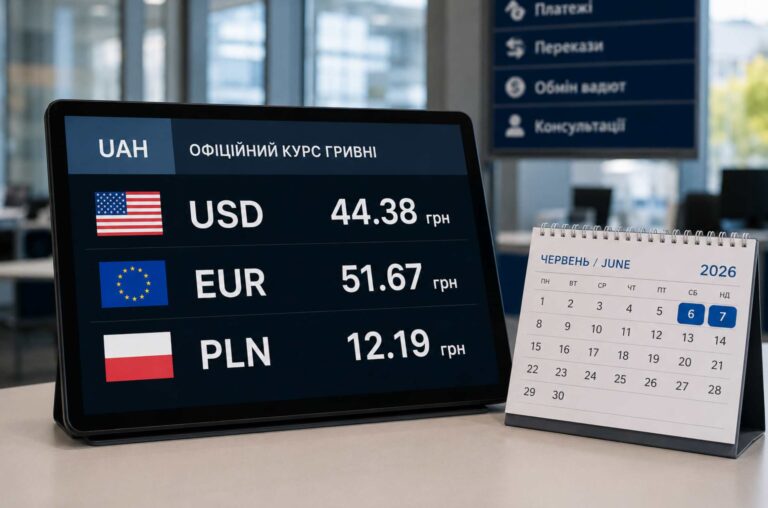 Курс валют на вихідні 6–7 червня: скільки коштують долар, євро та злотий